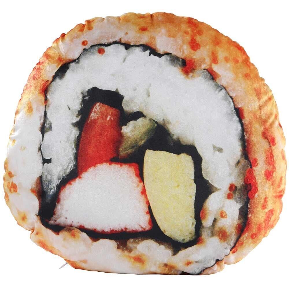 8252 Sushi Pillow Cute Plush Throw Pillow Large Japanese Salmon Rice Sushi